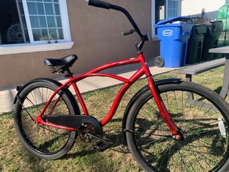 26” RED CRUISER BIKE
