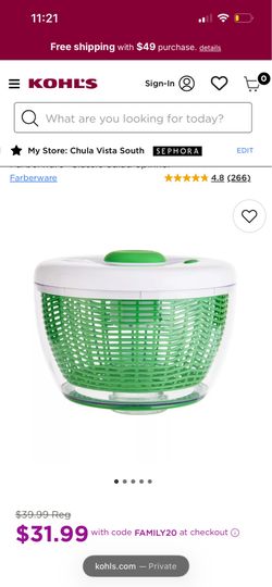 Spinner salad faberware