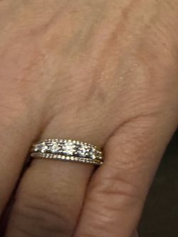 Moissanite ring