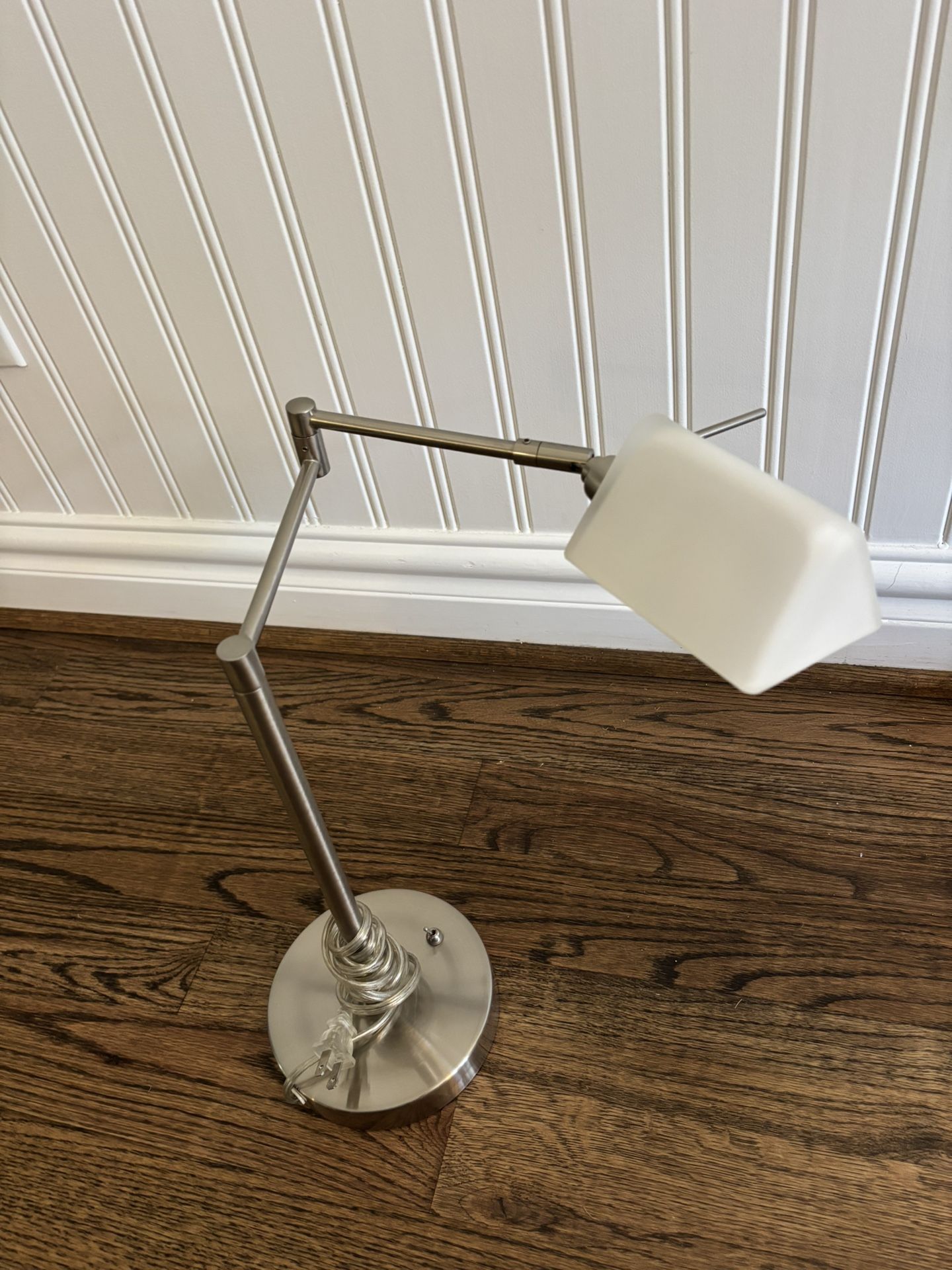 Brushed Nickel Desk Lamp