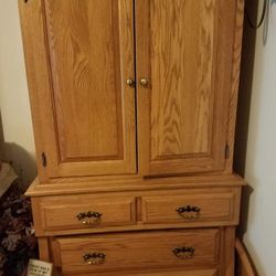 2 Piece Amish Armoire 