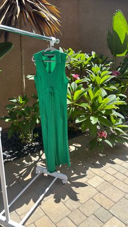Nia Leonard Green Maxi Dress – Size Medium
