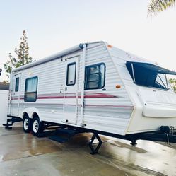 1998 Jayco Eagle SL… Travel Trailer 26ft, Sleeps 6 Fully Self Contained !! Double-Door-Entry !! Roof A/c. Works Ice Cold, Awning !! Great Cond  