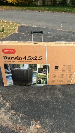 Keter Darwin 4.5x2.5 Horizontal Shed