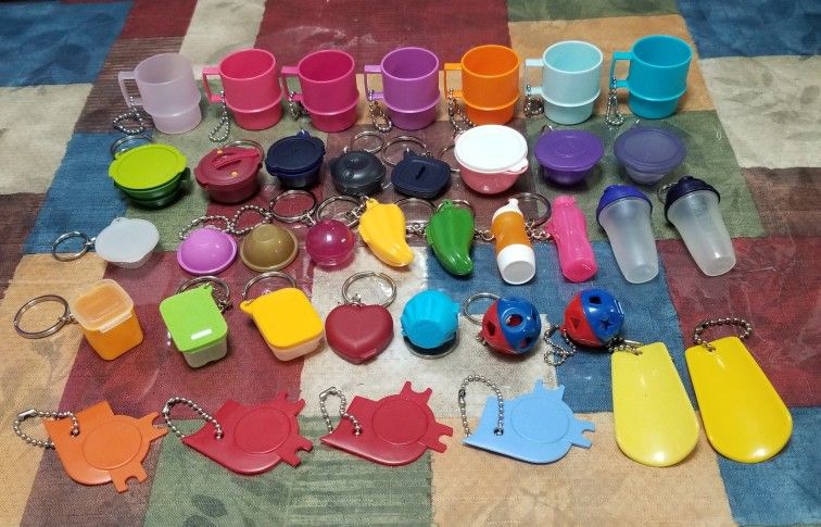 Tupperware Keychains $8 EACH
