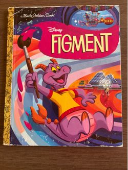 Disney Figment Little Golden Book Hardcover Illustrated Jason Grandt 2024