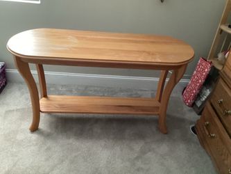 Hall couch sofa console table