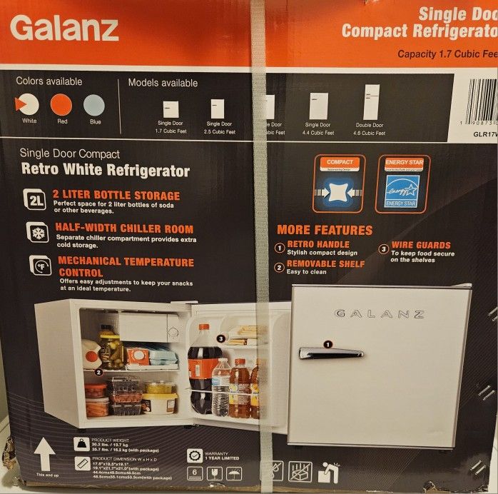 Single Door Compact Refrigerator