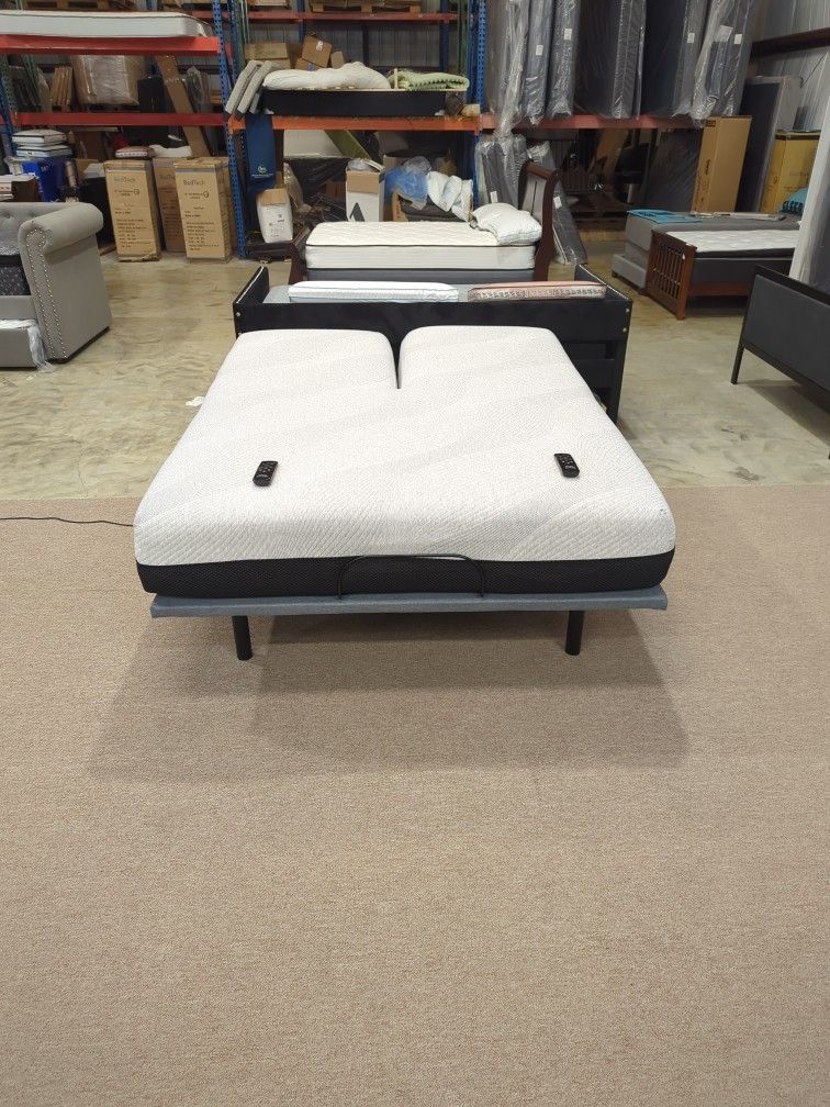 Split Head Queen Adjustable Bed