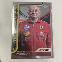 Frederic Vasseur Team principle card Topps Chrome 2025