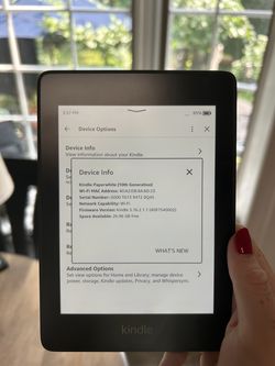 Kindle Paperwhite (10th Generation) with 32 GB of storage