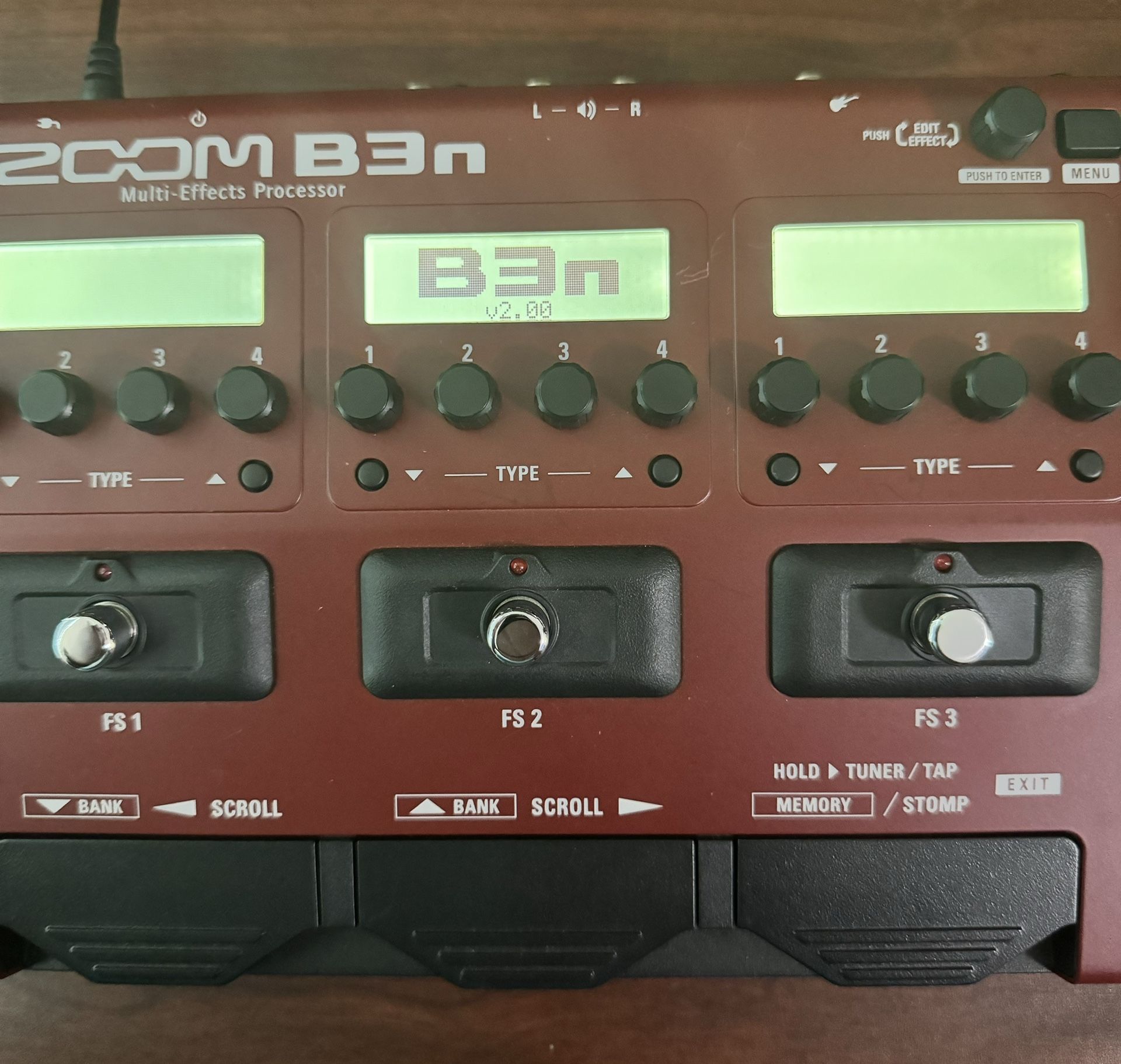 Zoom B3N Bass Multi Effects Pedal