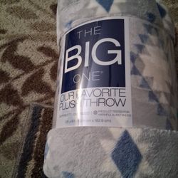 Blanket Throw. New. 60 X 72". Big One