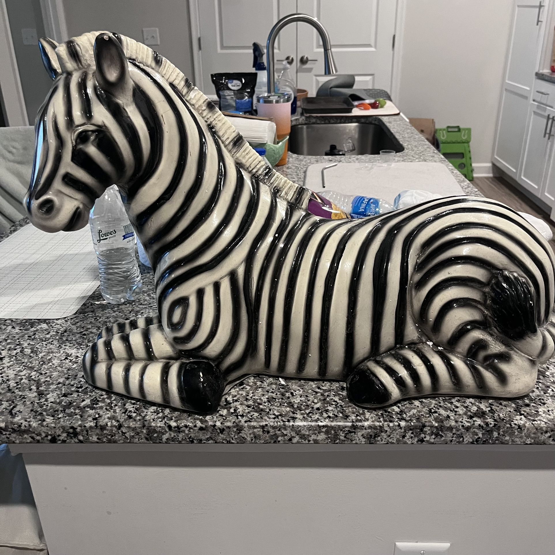 Vintage Ceramic Zebra