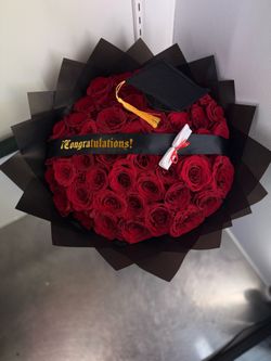 Graduation bouquets, Ramos 12ct, 25ct, 50ct, 100ct, 250ct,