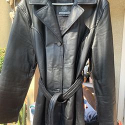Woman’s Leather Coat