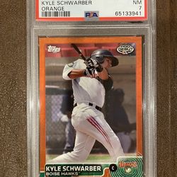 2015 Topps Pro Debut #100 Kyle Schwarber ROOKIE #/25 Cubs Phillies RC PSA 7 Pop1