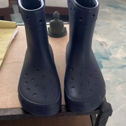 Blue Rain Boots Used Size 9