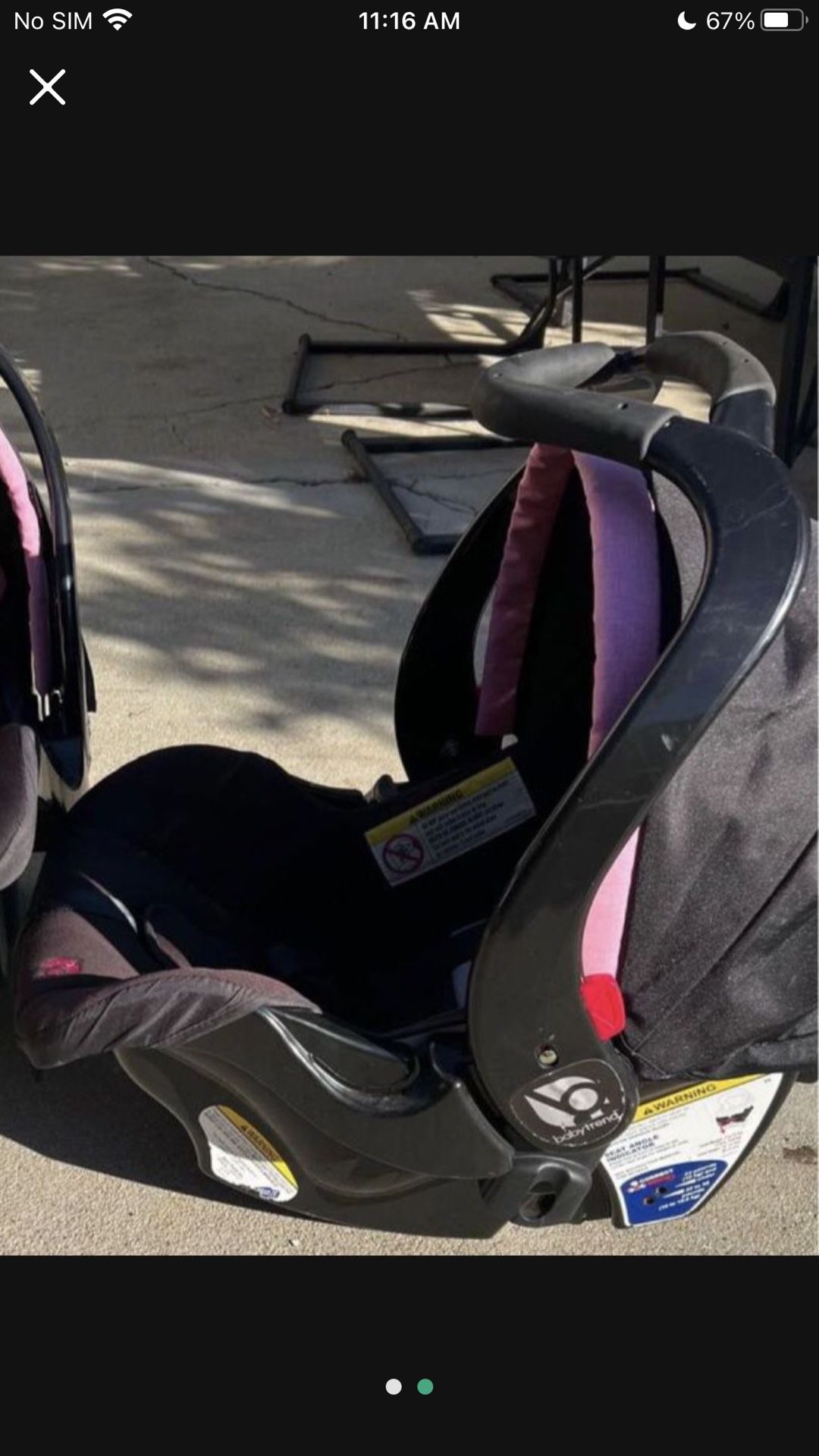 Baby Trend Car Seat With Base 