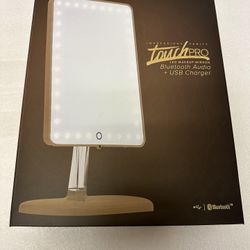Impressions Vanity Touch Pro Makeup Mirror With LED Lights And Speaker 