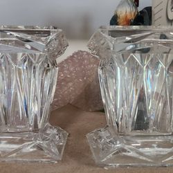 Crystal Taper Candle Holders