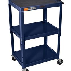 Cart Metal Wilson. 3 Shelves, Casters. New In Box. 