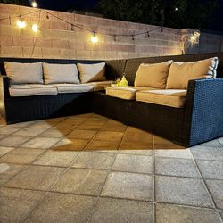 Outdoor Wicker Couch