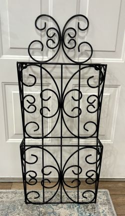 Vintage Magazine Rack (36” tall x 14.5” wide x 5” deep)