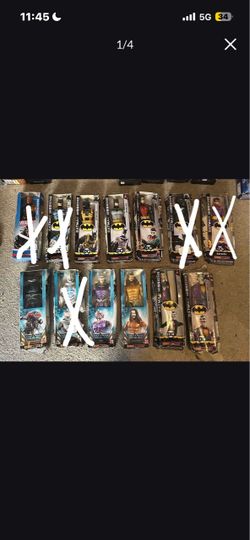 $10/ DC Batman/Aqua-man / Shazam / All True Moves 12” Figures   (Must Buy More Than One )☝️ Damaged Box’s📦