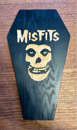 Misfits wooden wall plaque art