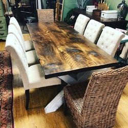 Custom Designed Farmhouse Dining Tables.