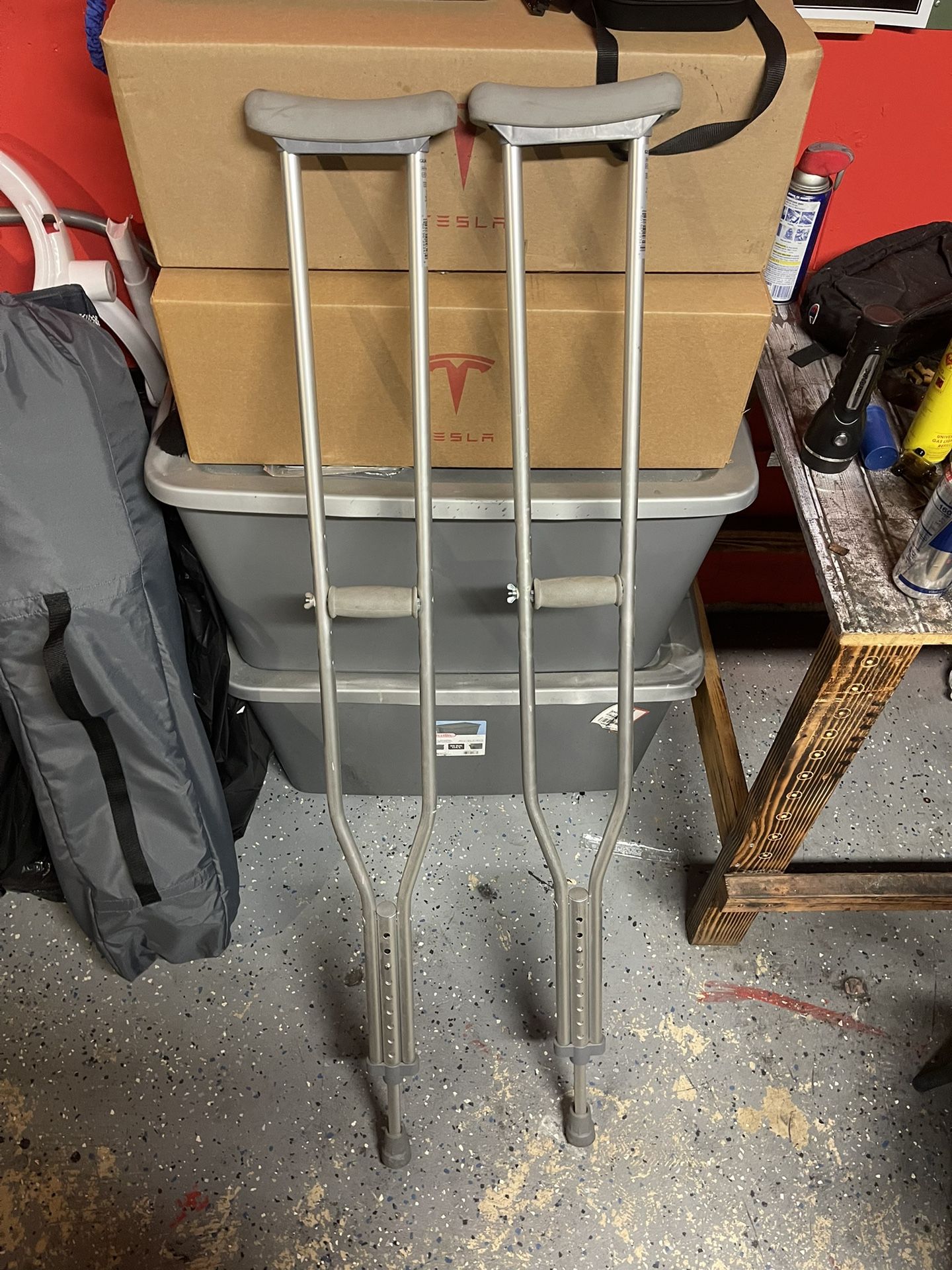 Hospital Crutches 