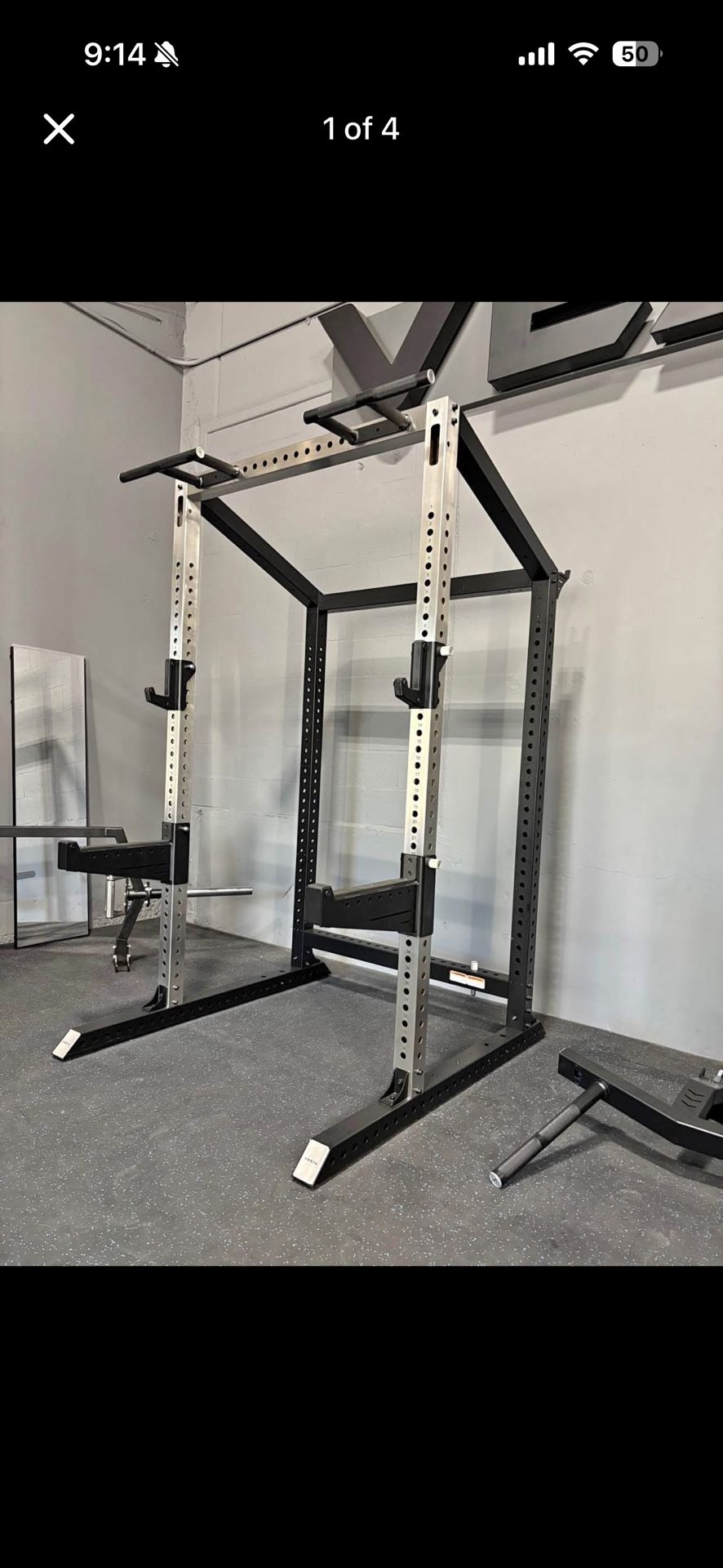 11-Gauge Steel Half Rack - Can Add On Attachments!