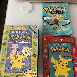 Pokémon Handbooks + Pop quiz