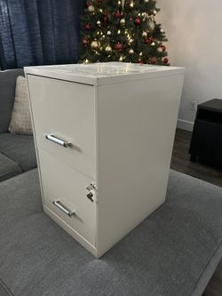 2 Drawer Locking File Cabinet
