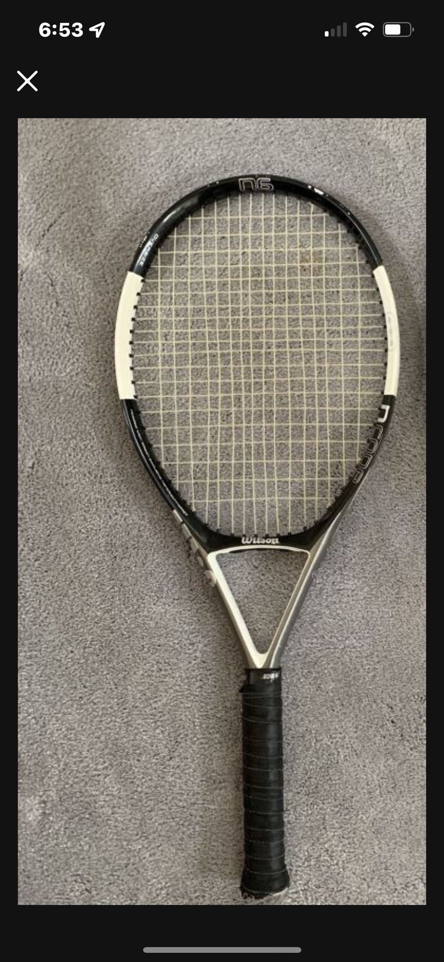 Tennis Racket - $20