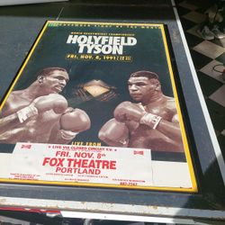 Budweiser Mike Tyson - Evander Holyfield Poster