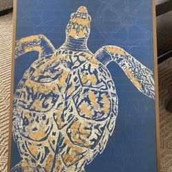 Large Turtle Art picture frame