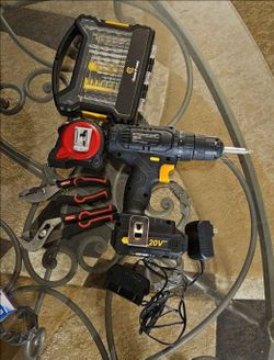20V Cordless Drill Set with Accessories