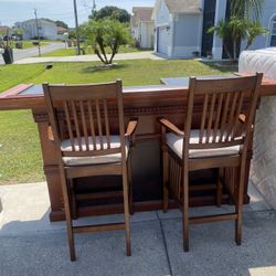 Bar With Stools 