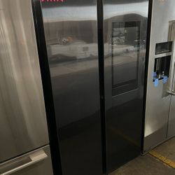 Samsung Black Stainless Steel Slide By Side Family Hub Refrigerator YYPHU