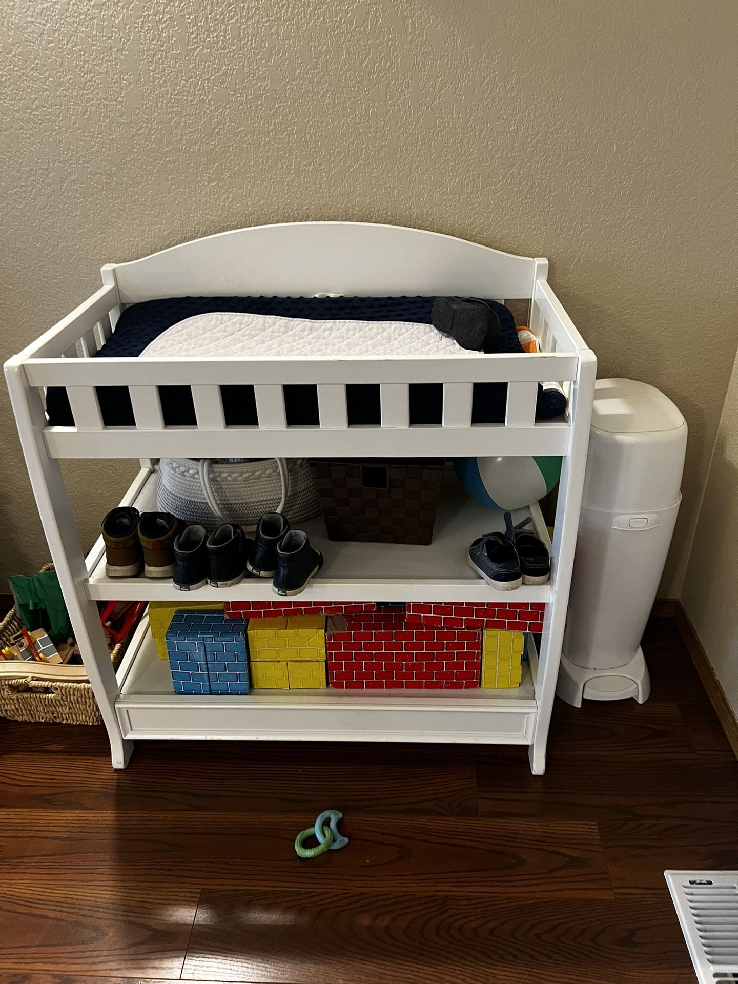 Changing Table + Diaper Genie