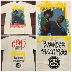 Vintage Stussy EPMD Strictly Business Hip Hop Tee