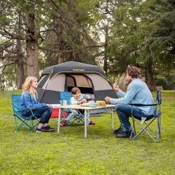 Outdoor Zeta C6 Pro 6-Person Instant Cabin Tent - 60s Setup, Windproof