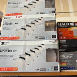6pk LED Recessed Kit