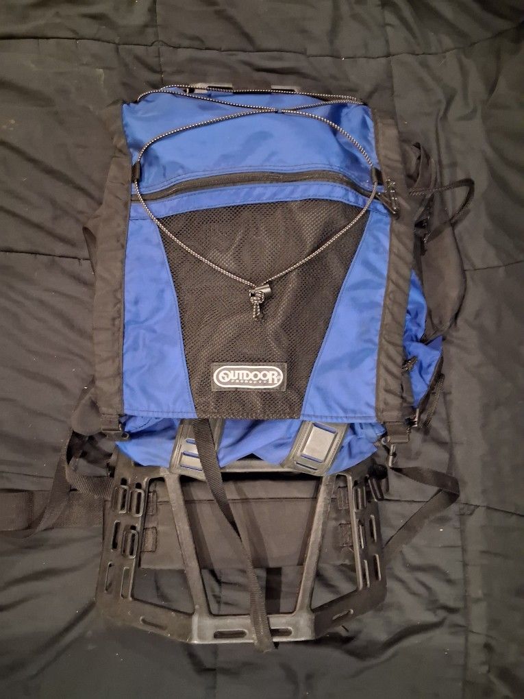Outdoor Products External Frame Hiking Backpack