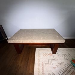 Coffee Table With Matching Side Table