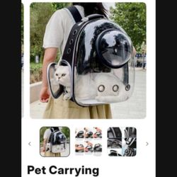 Take Your Pet With You, Wherever You Go! Backpack Pet Carrier, Like New 