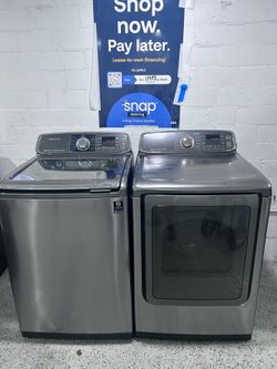 SAMSUNG  WASHER AND. DRYER. SET