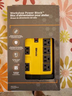 8 Outlet Power Block